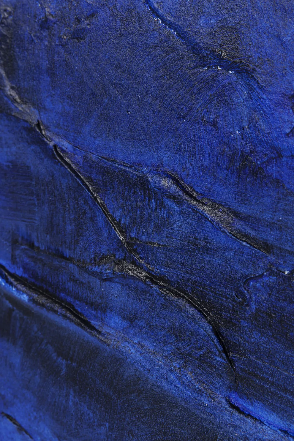 Acrylschilderij Abstract Deep Blauw 155x155cm