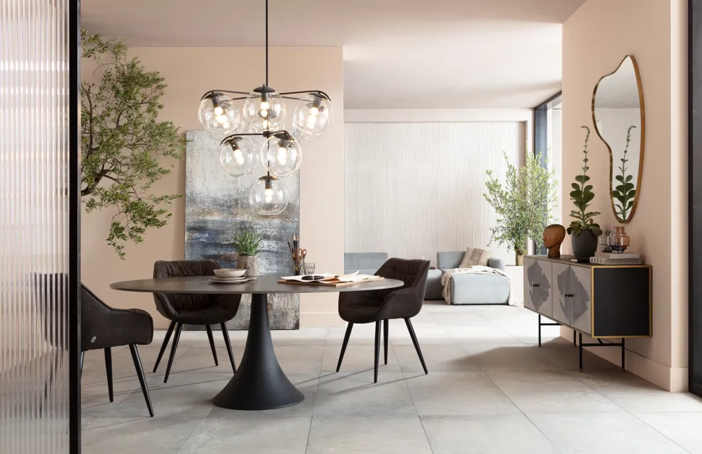 Acrylschilderij Abstract Into The Night 210x120cm