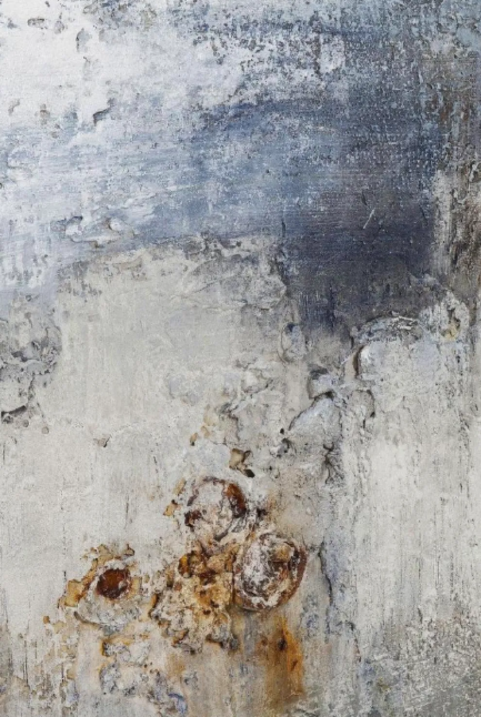 Acrylschilderij Abstract Into The Night 210x120cm