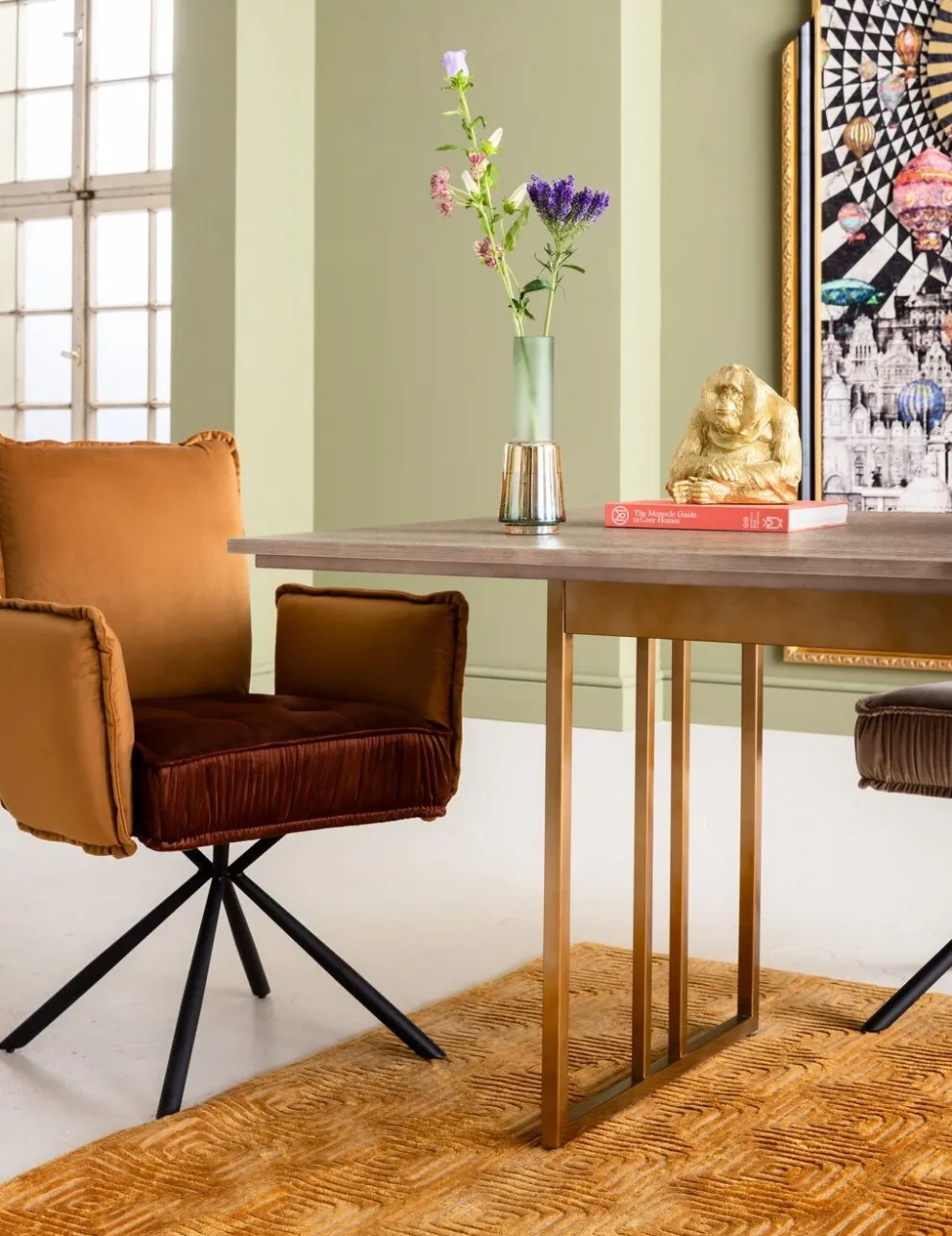 Armleunstoel Chelsea Bruin