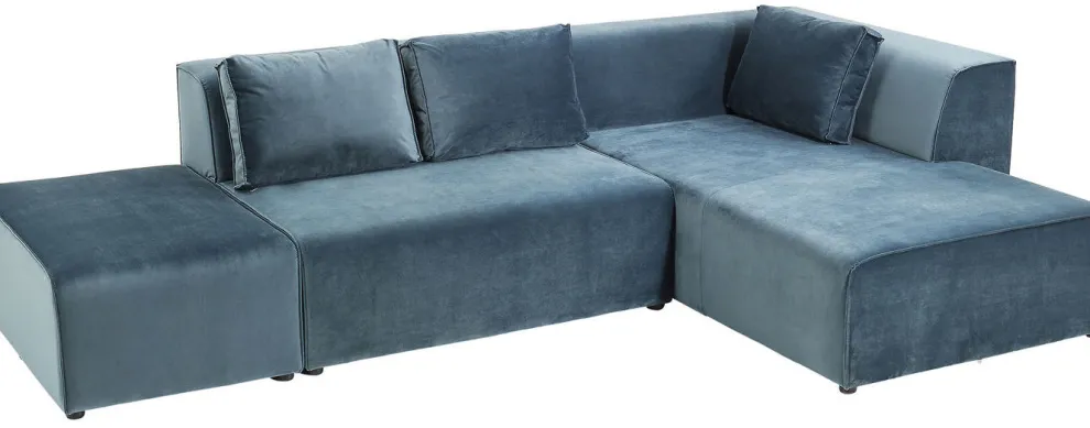 Bank Infinity Fluweel Oceaan Rechts