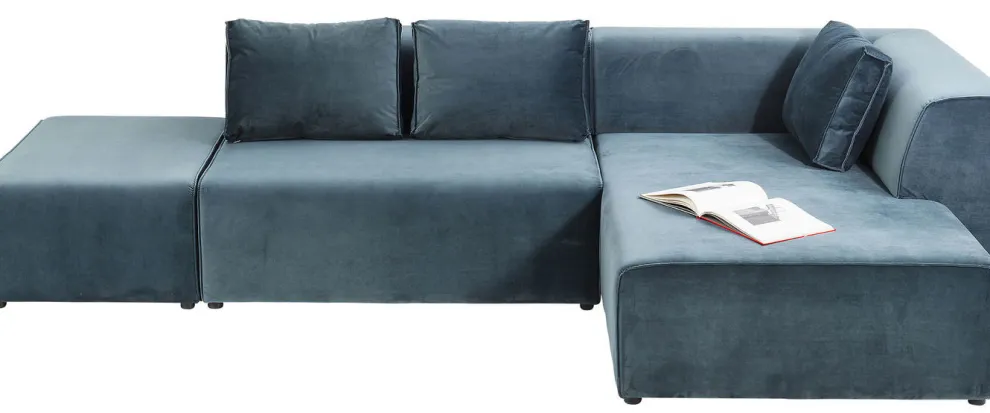 Bank Infinity Fluweel Oceaan Rechts