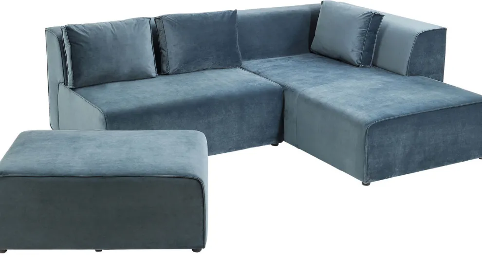 Bank Infinity Fluweel Oceaan Rechts