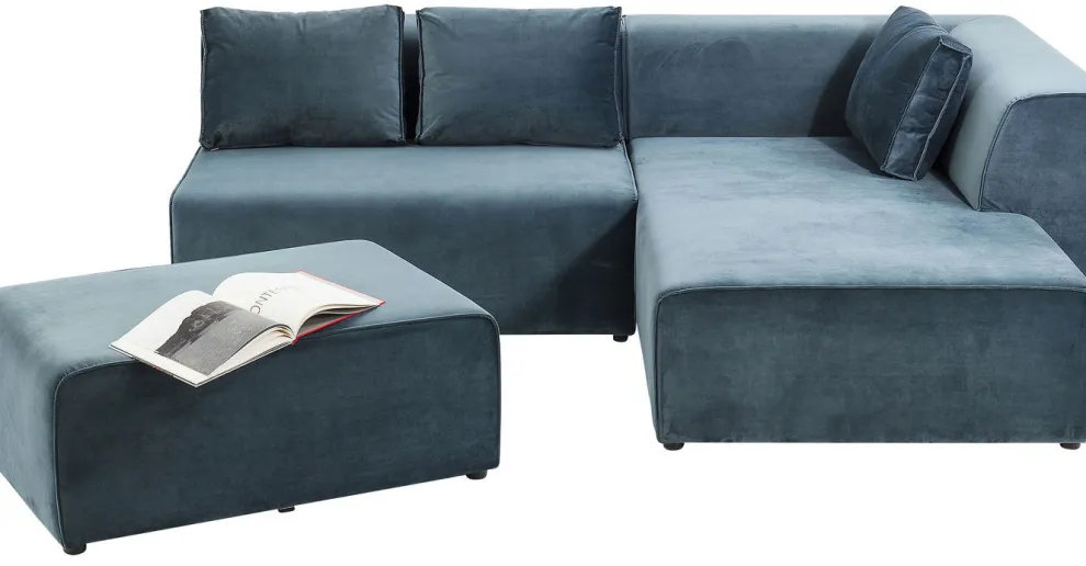 Bank Infinity Fluweel Oceaan Rechts