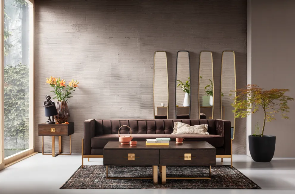 Bank Loft 3-Zits Bruin