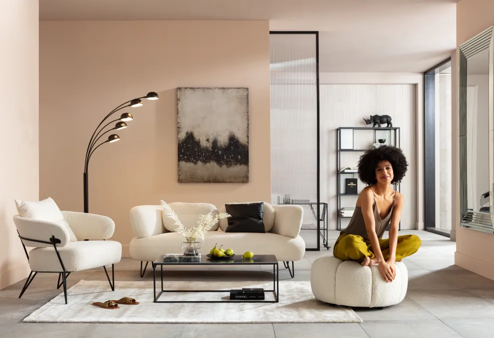 Bank Peppo 2-Zits Wit 182cm