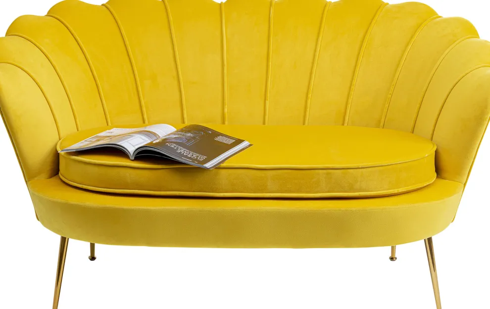 Bank Water Lily 2-Zits Geel 132cm