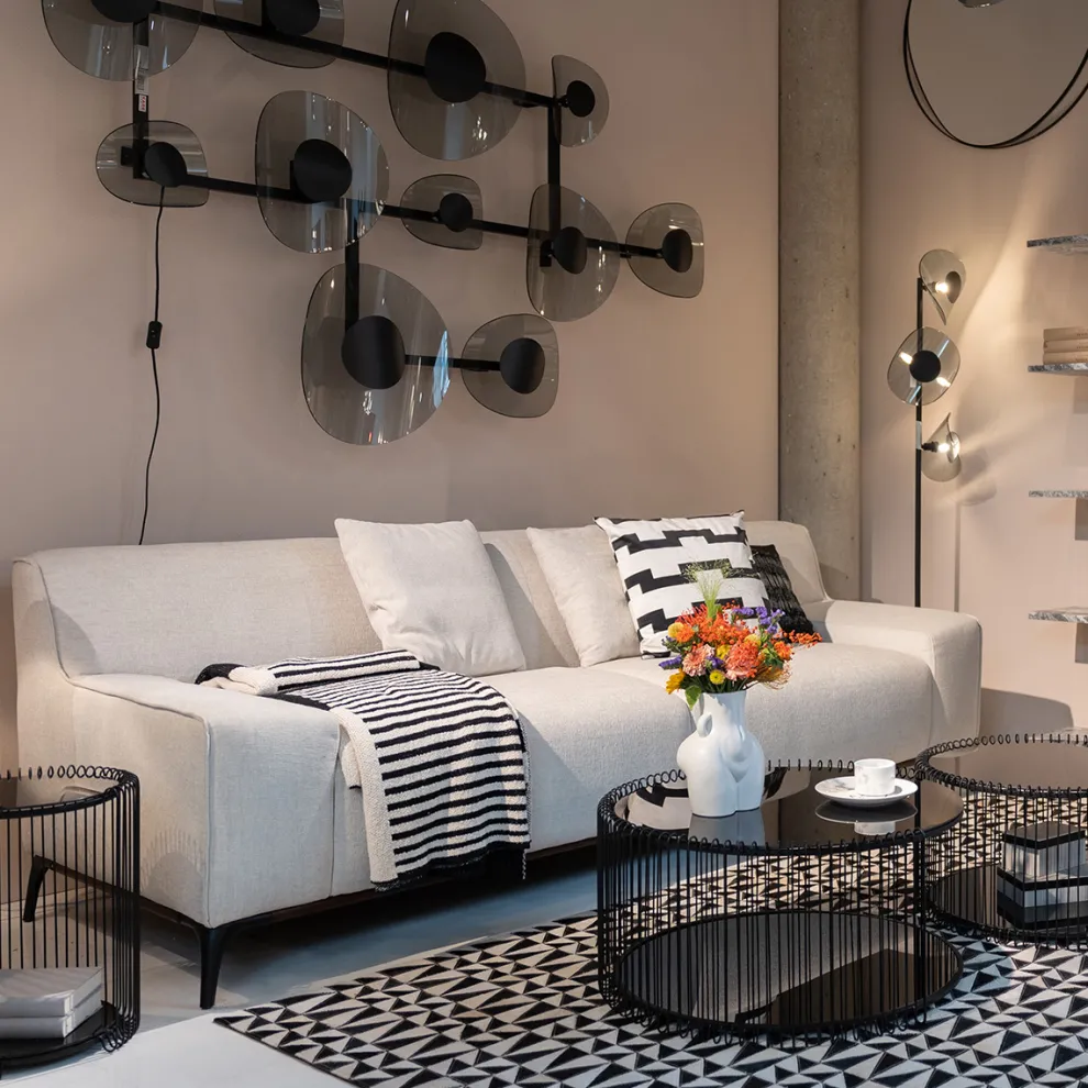 Bank 3-zits Nora Beige 230cm