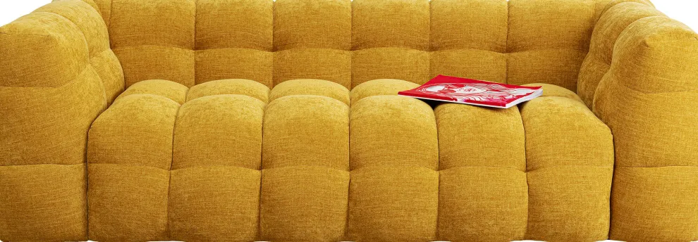 Bank 3-zits Salamanca Yellow 240cm