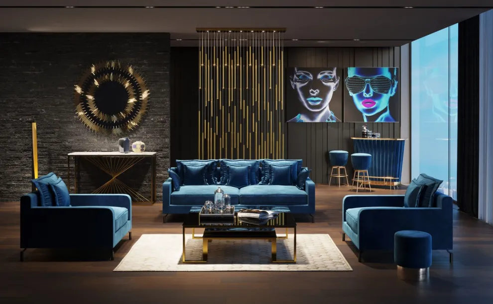 Barkruk After Work Goud