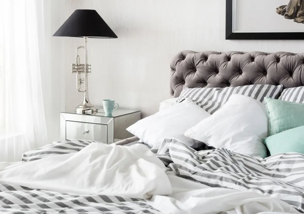 Bed Desire Fluweel Zilvergrijs 180x200cm