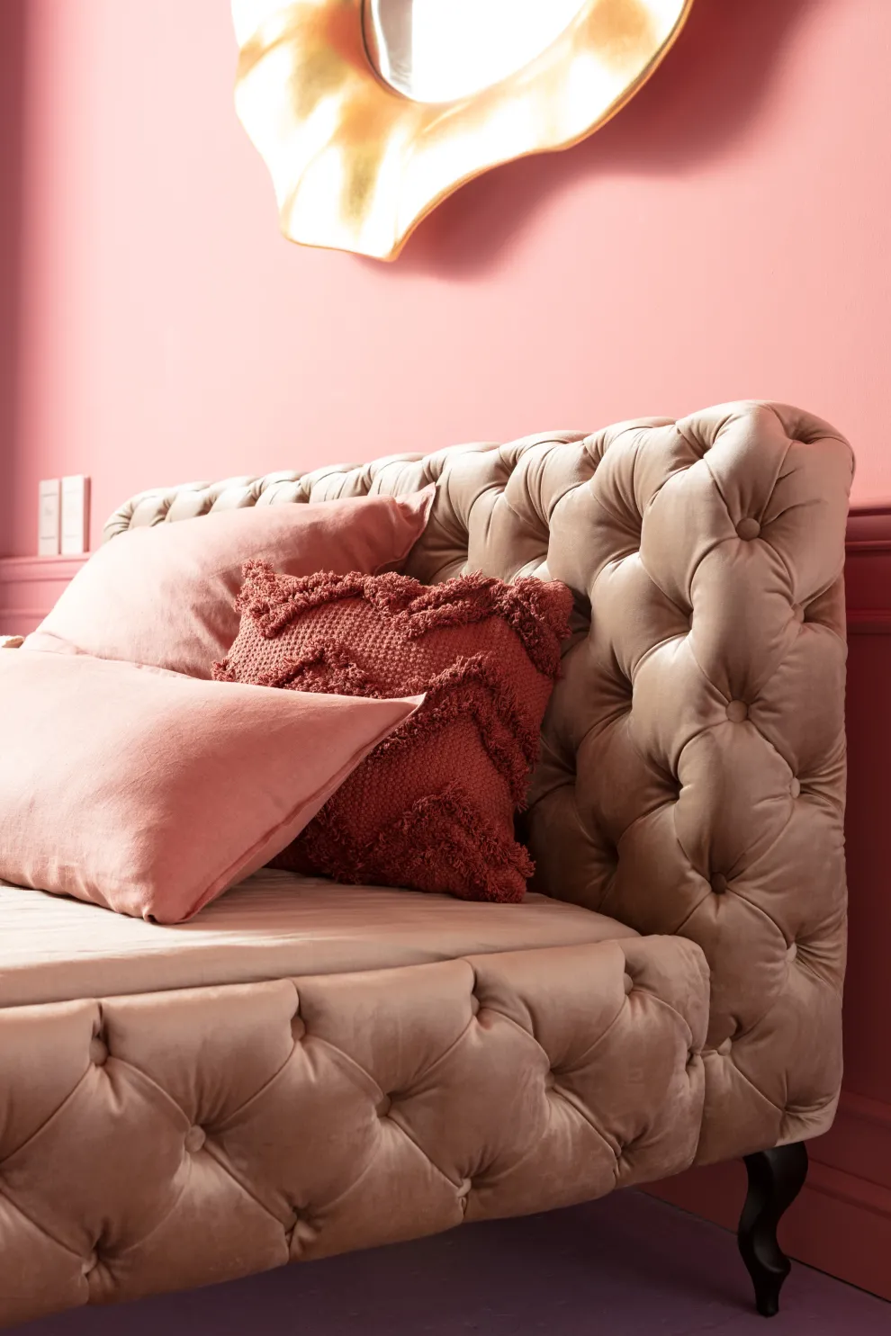 Bed Desire Fluweel Ecru 160x200cm