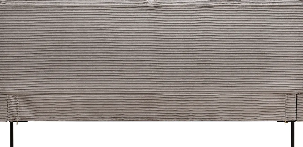 Bed East Side Cord Grey 160x200cm