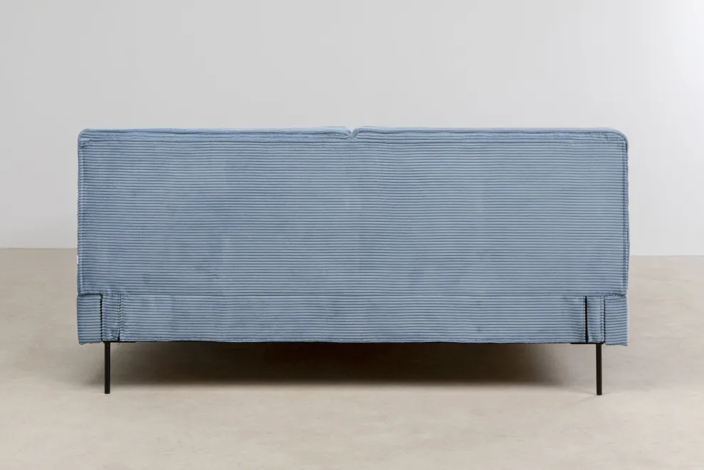Bed East Side Cord Blue 160x200cm