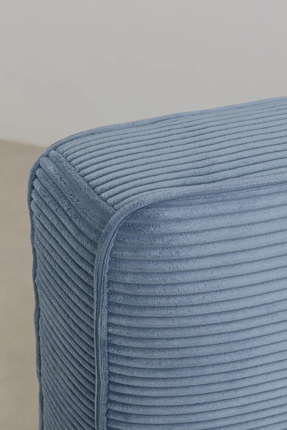 Bed East Side Cord Blue 160x200cm