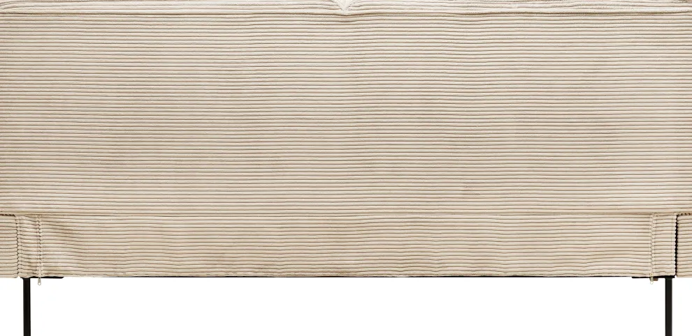 Bed East Side Cord Creme 160x200cm
