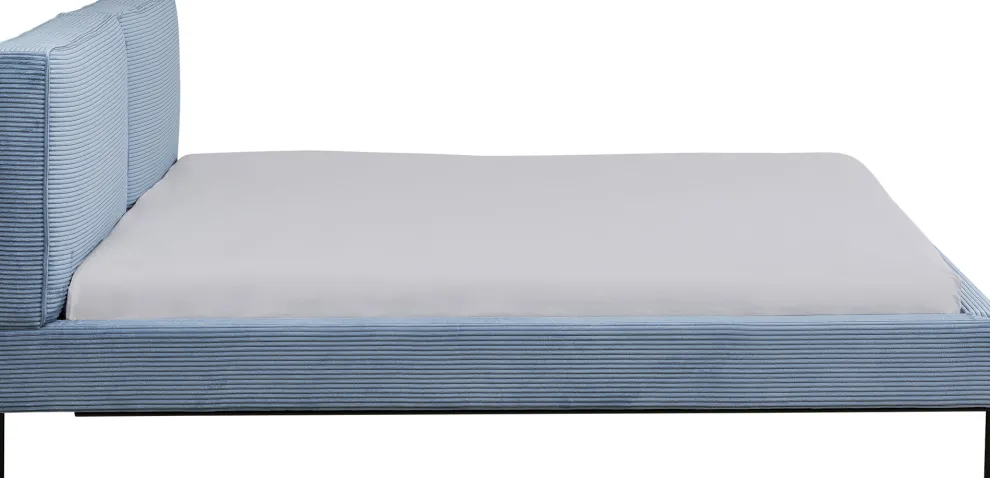 Bed East Side Cord Blue 180x200cm