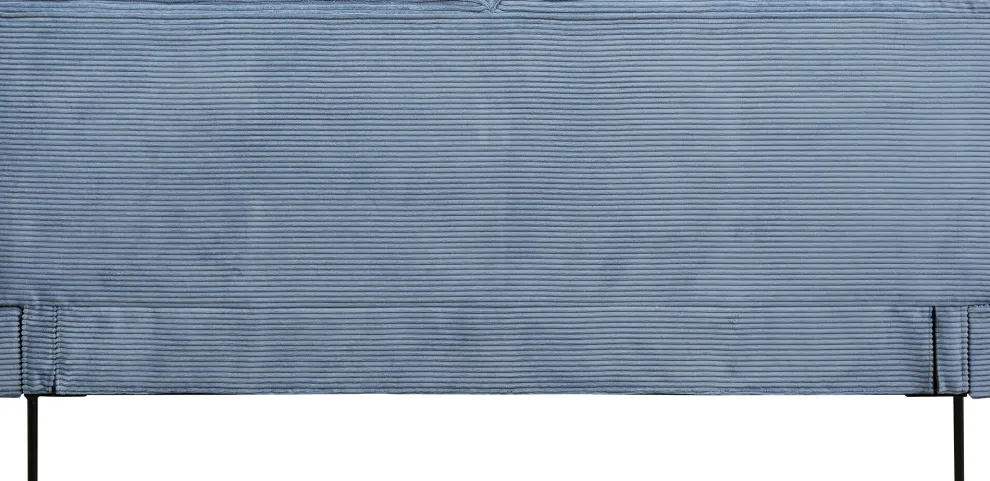 Bed East Side Cord Blue 180x200cm