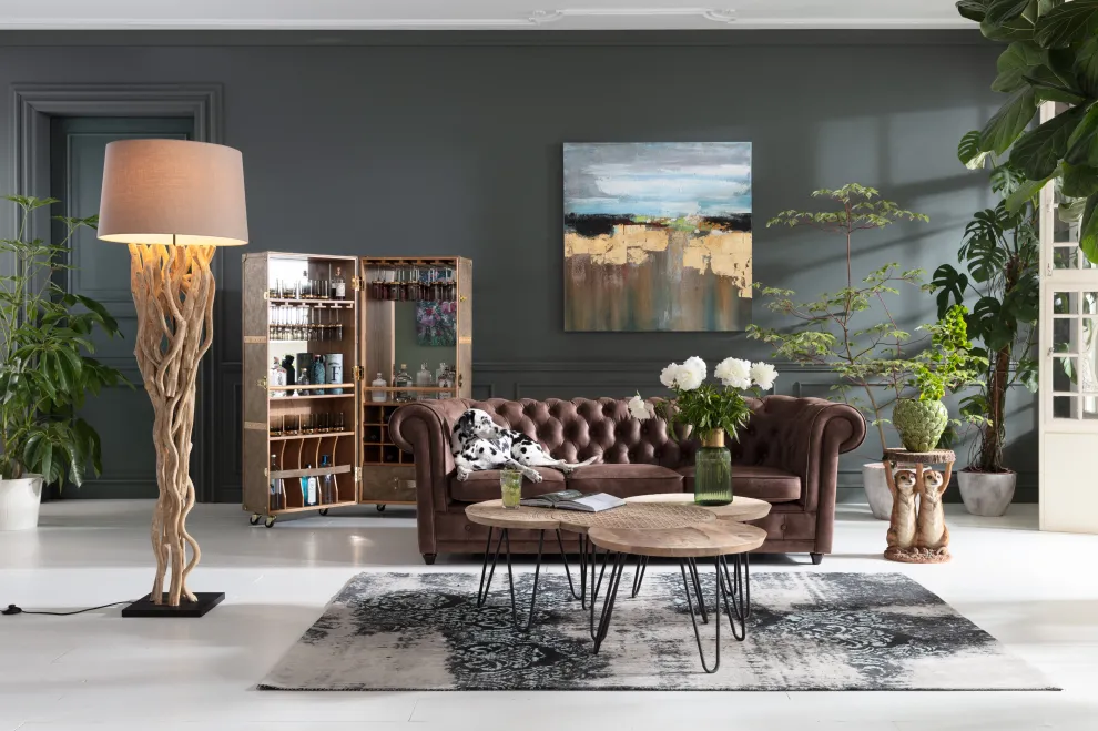 Bijzettafel Animal Meerkat Sisters Ø33cm