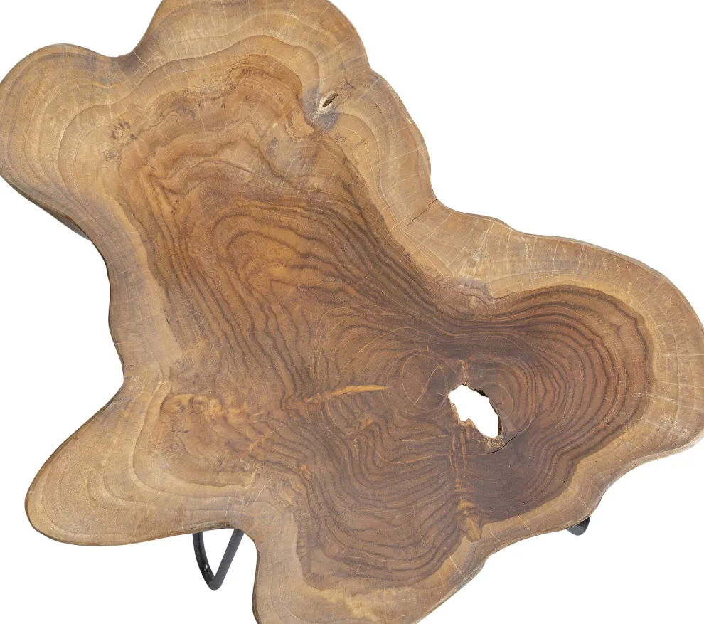 Bijzettafel Aspen Natuur 50x50cm