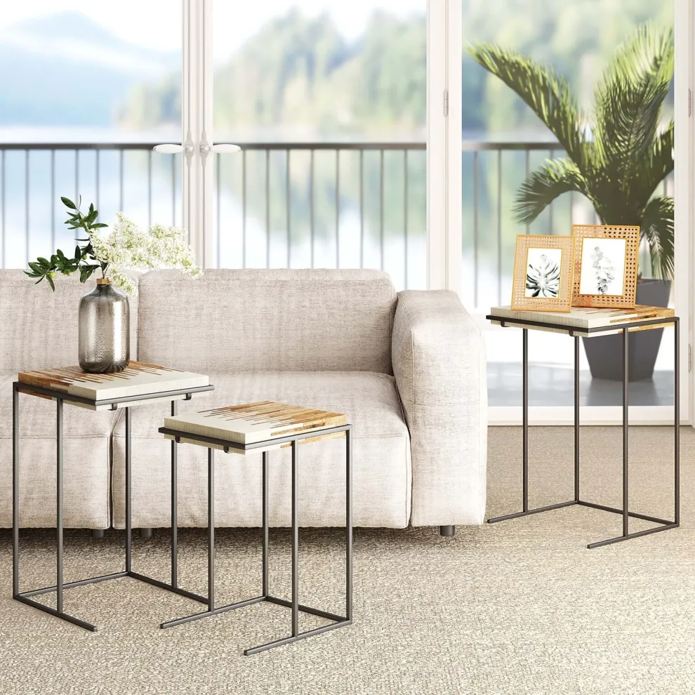 Bijzettafel Bora Bora (3/set)