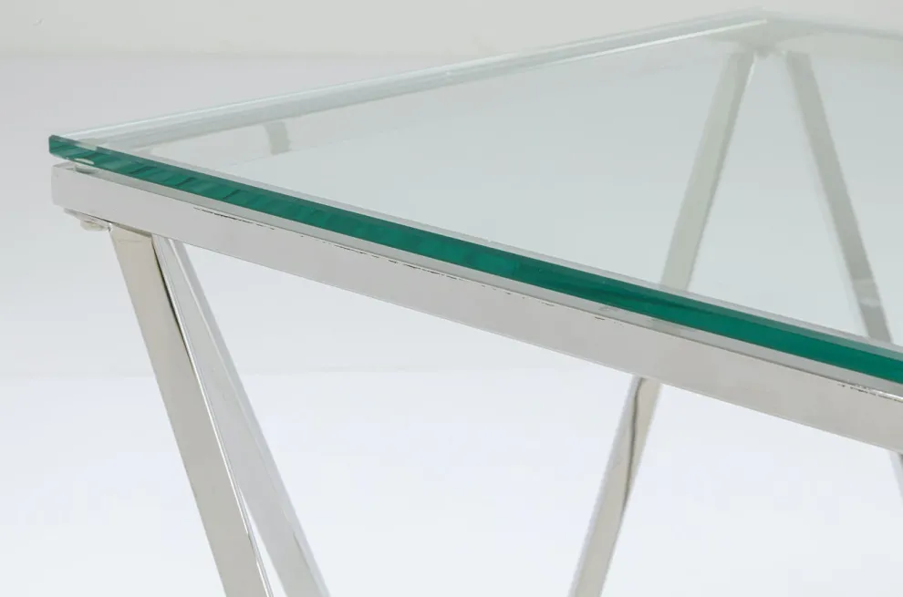 Bijzettafel Cristallo 50x50