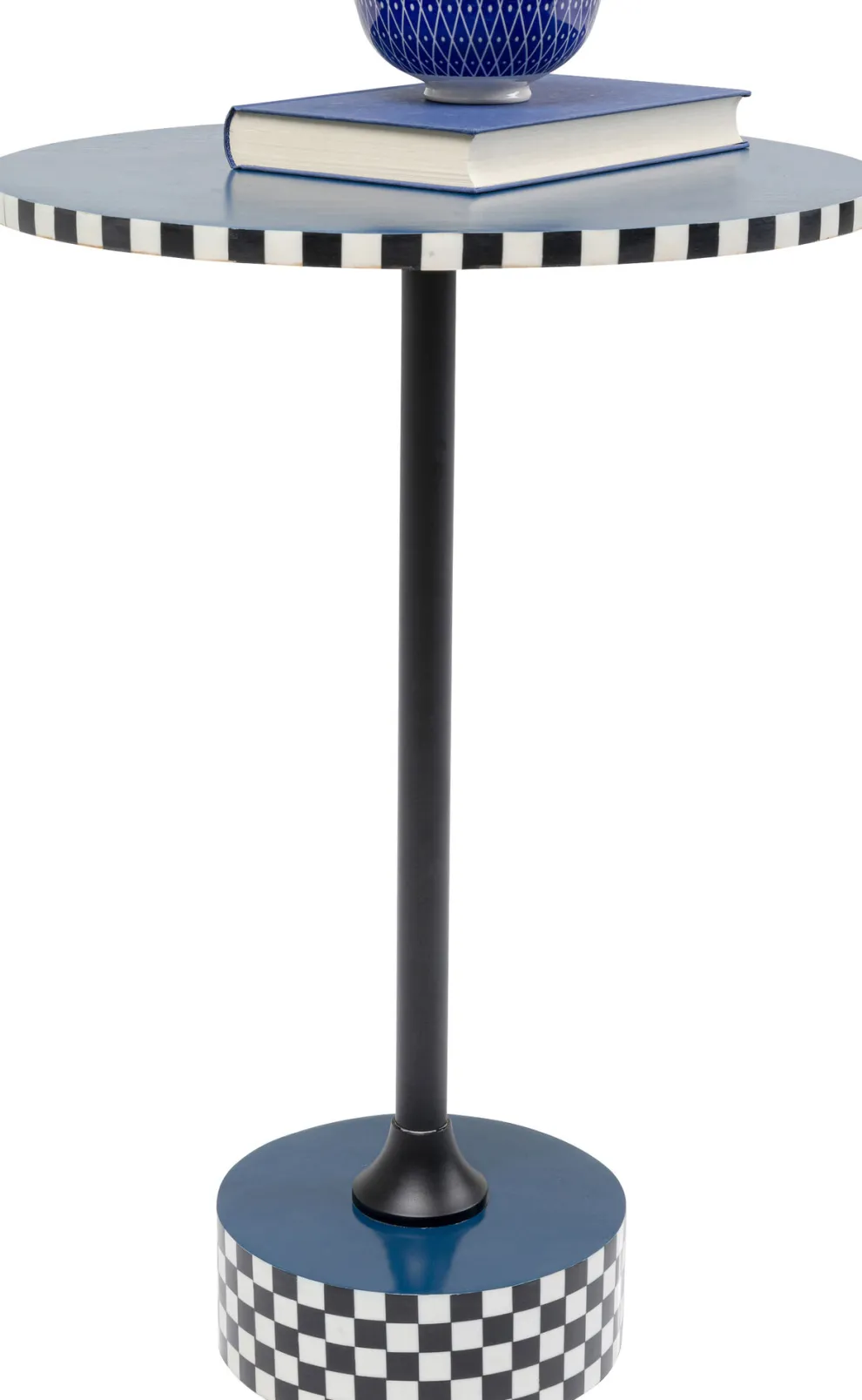 Bijzettafel Domero Race Blue Ø40cm