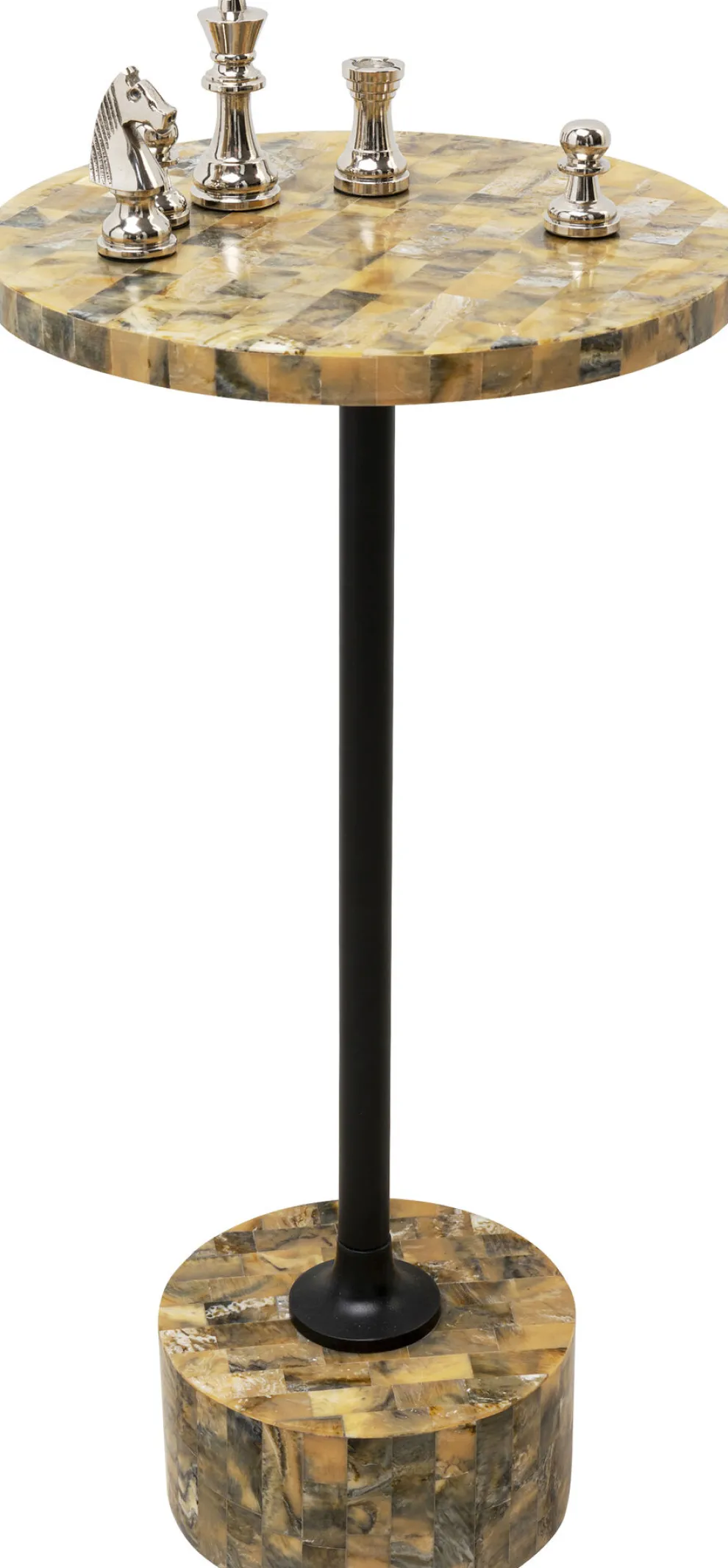 Bijzettafel Domero Mosaic Grey Ø25cm