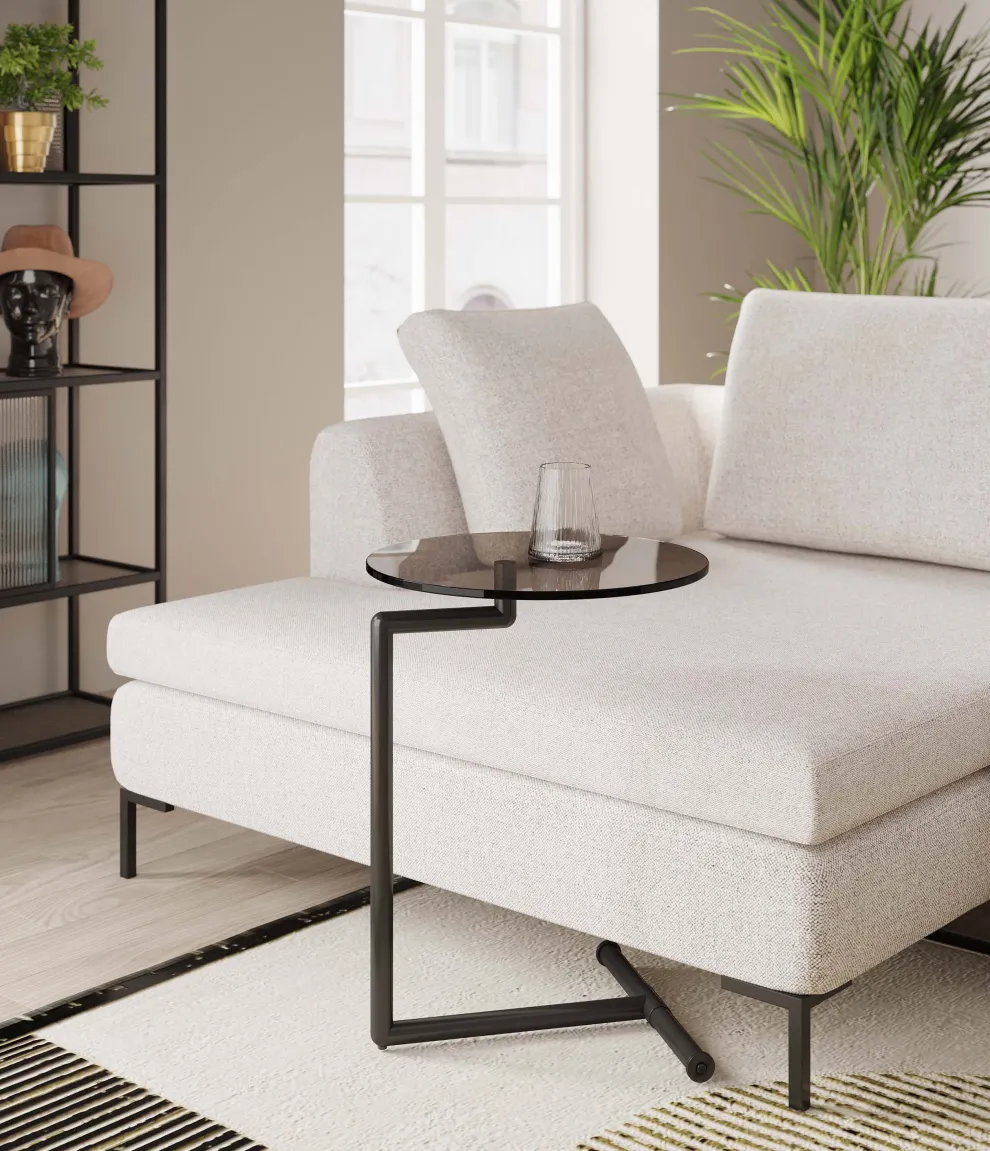 Bijzettafel Easy Living Black Ø46cm