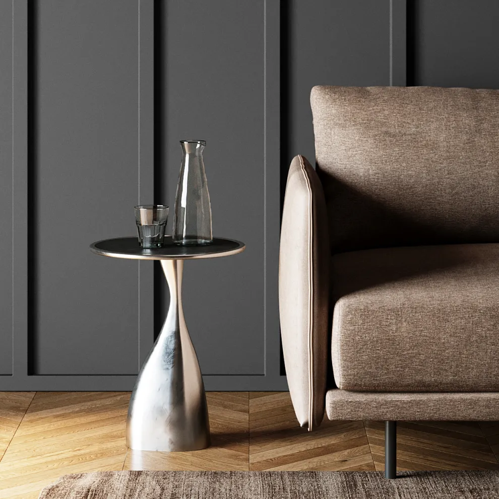 Bijzettafel Spacey Silver Ø36cm