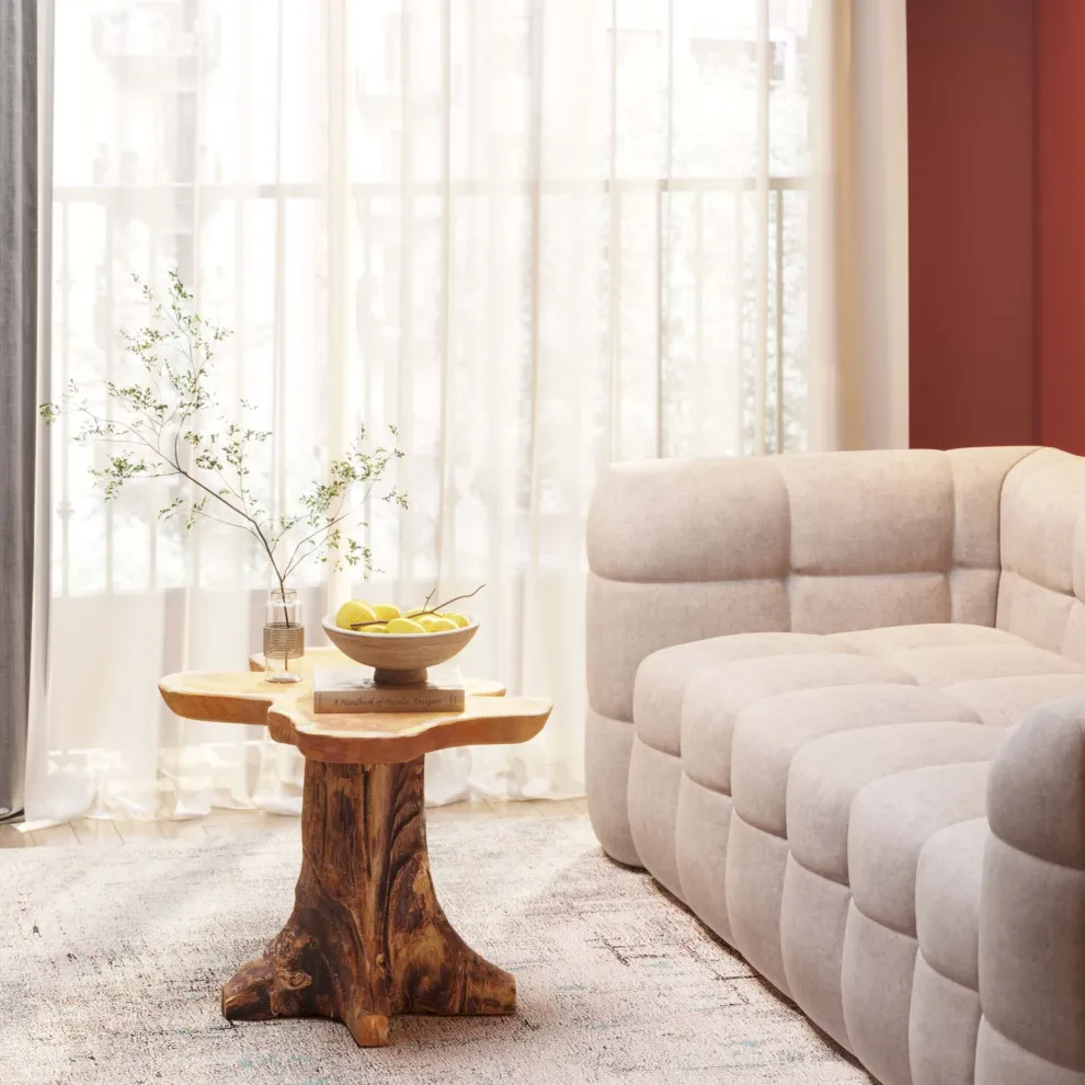 Bijzettafel Tree Klein Natuur