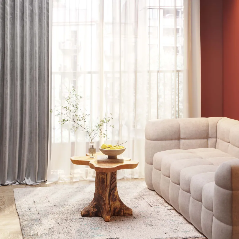 Bijzettafel Tree Klein Natuur