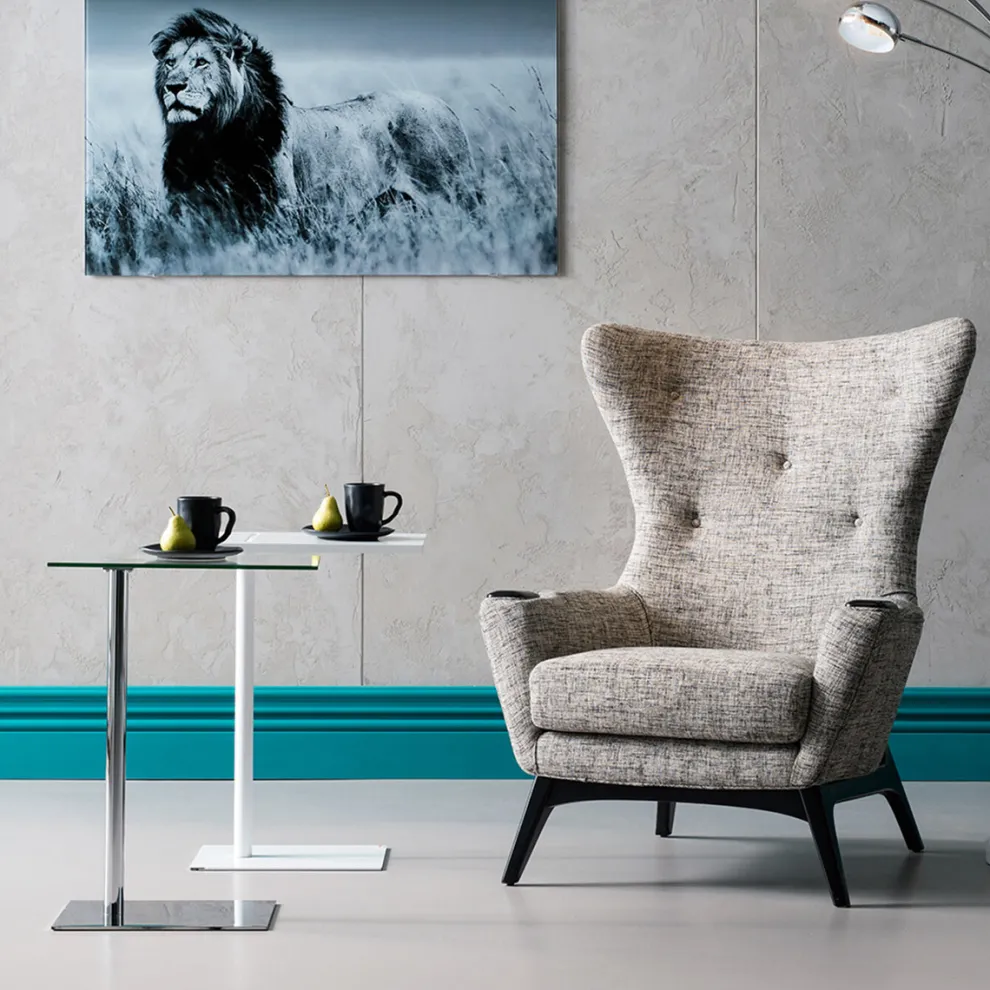 Bijzettafel West Coast Chroom