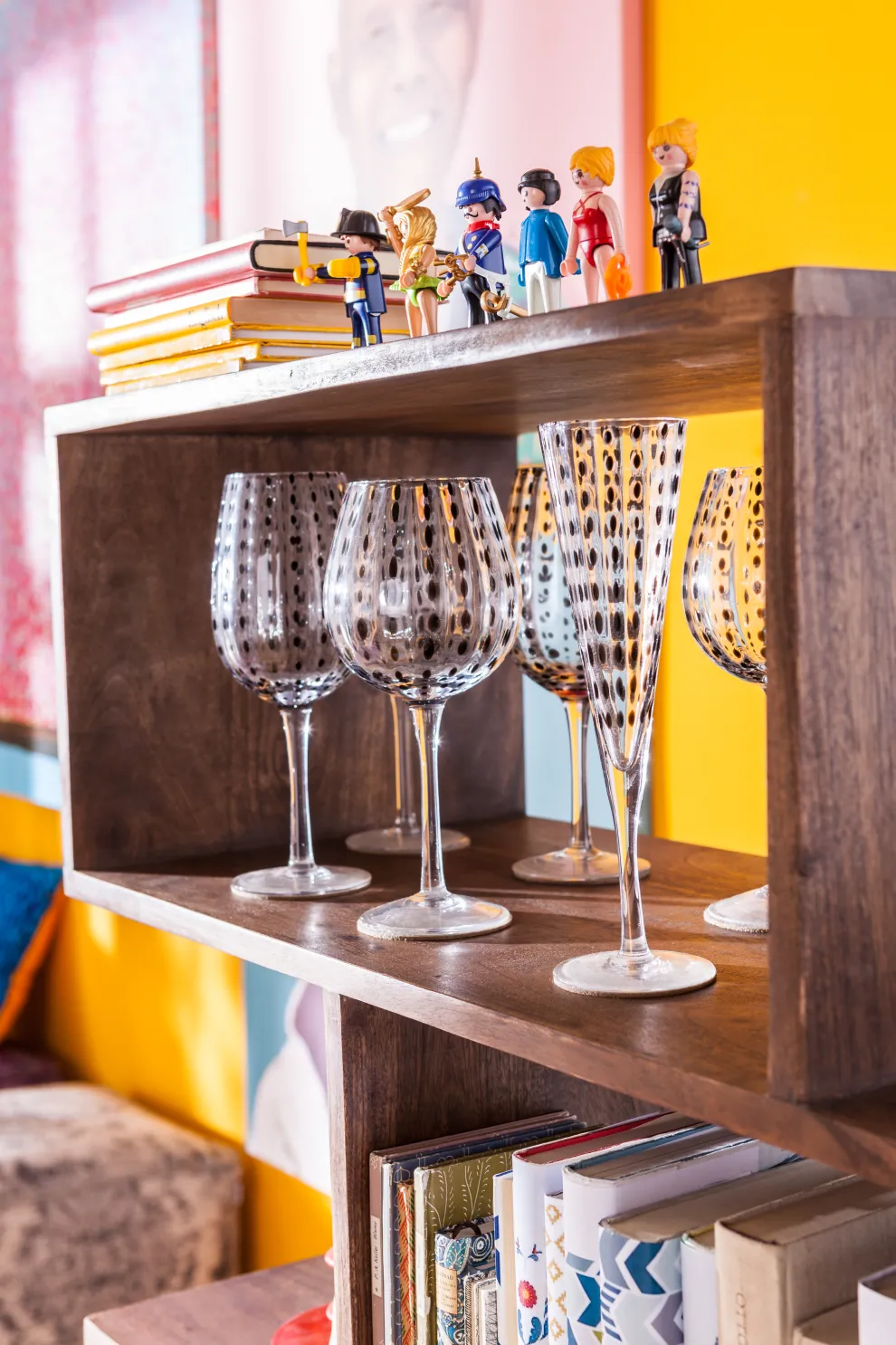 Boekenkast Authentico Zick Zack 180x100cm