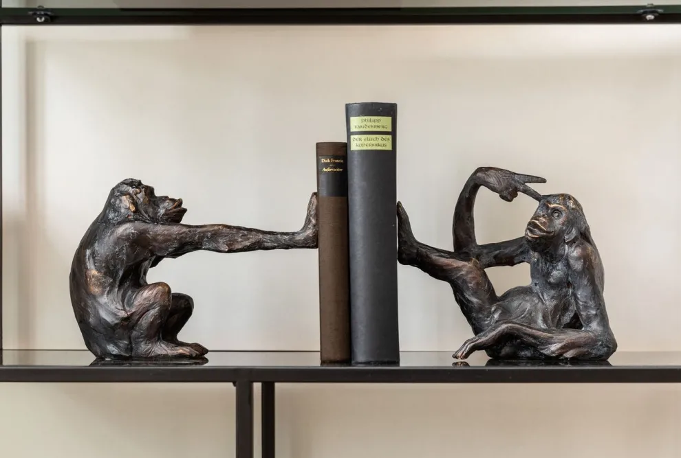 Boekenkast Loft Zwart 195x115cm