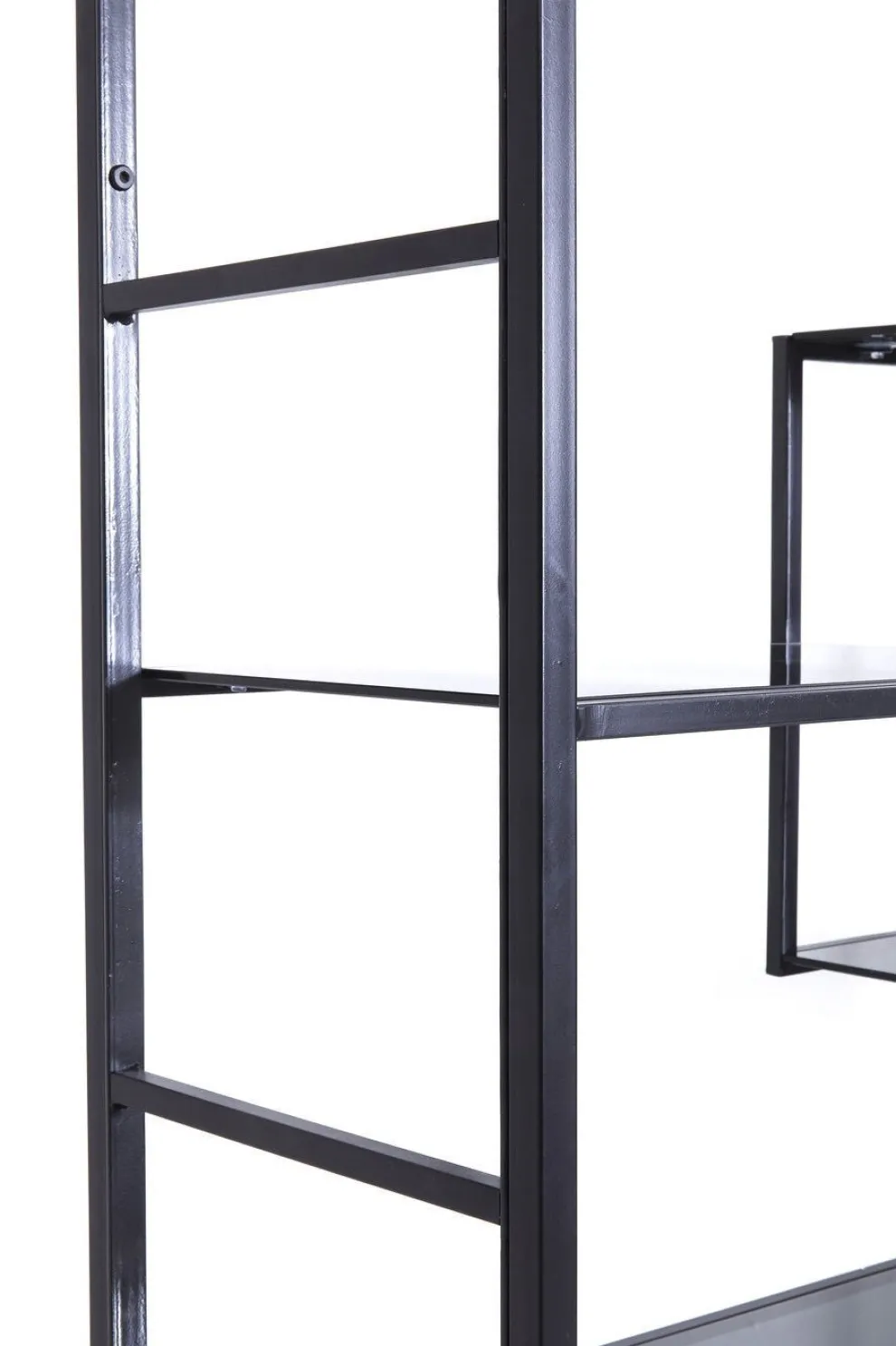 Boekenkast Loft Zwart 195x115cm