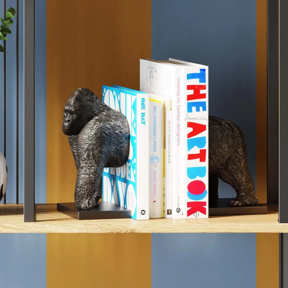 Boekensteun Gorilla (2-delig)