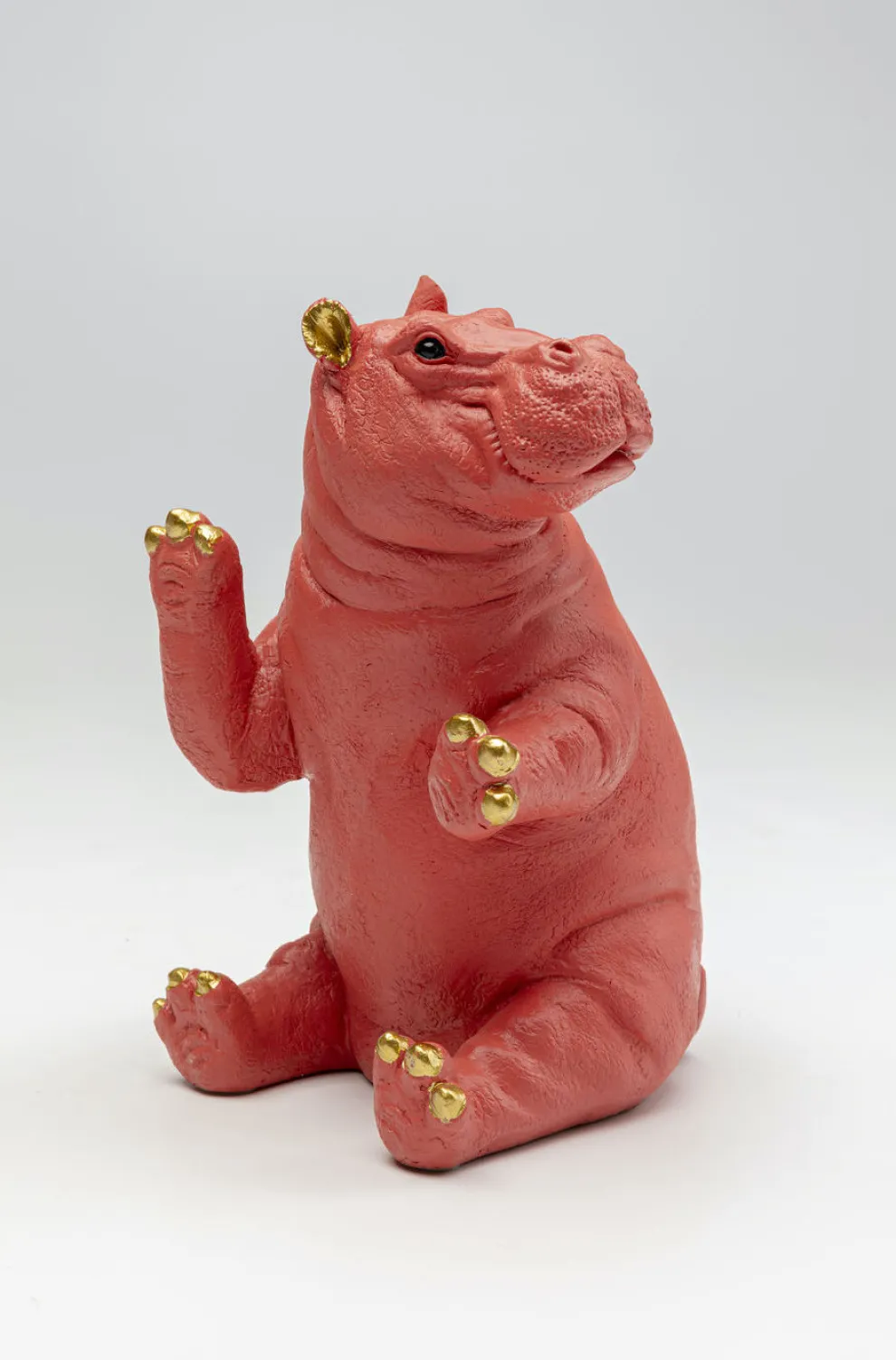 Boekensteun Nijlpaard Roze (2-delig)