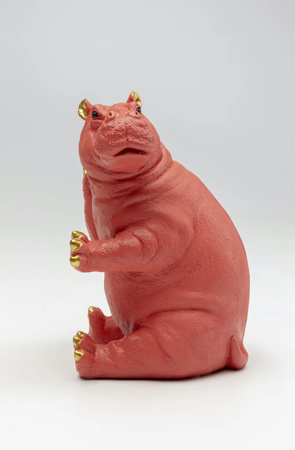 Boekensteun Nijlpaard Roze (2-delig)