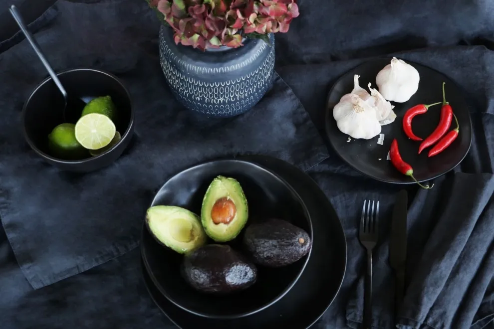 Bord Organic Zwart Ø20cm