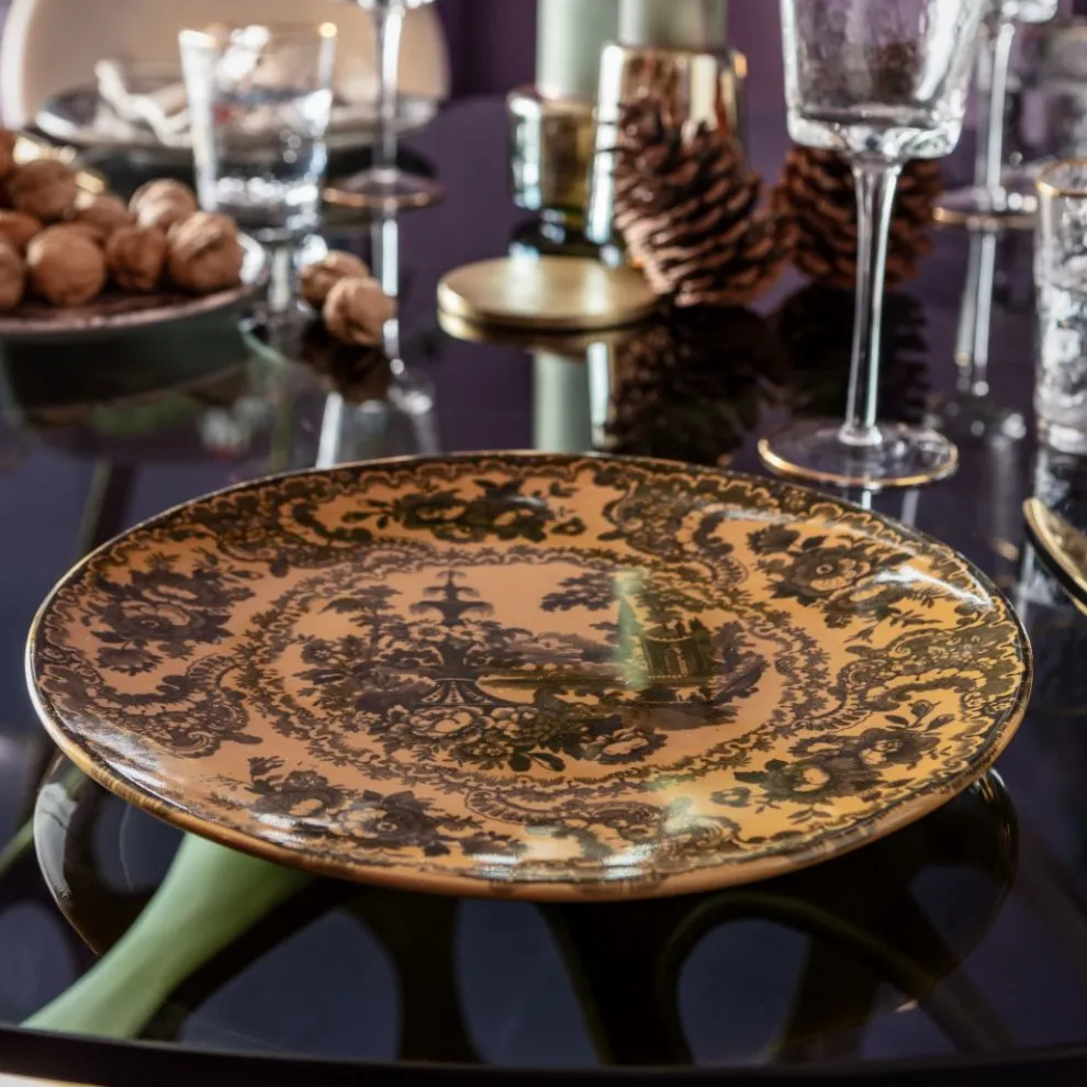 Bord Sakura Geel Ø27cm