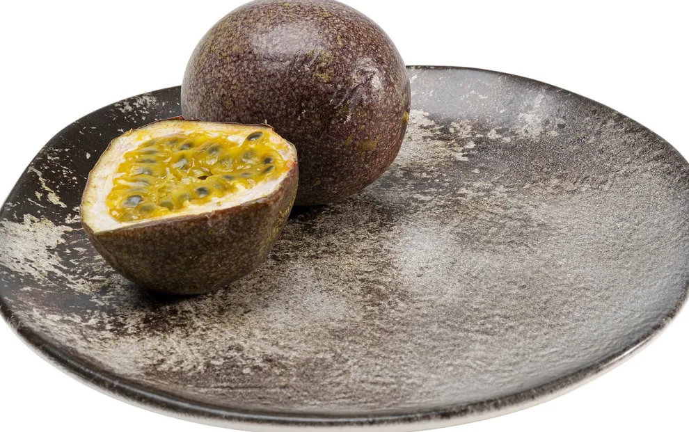 Bord Savannah Brown/Grey Matt Ø26cm