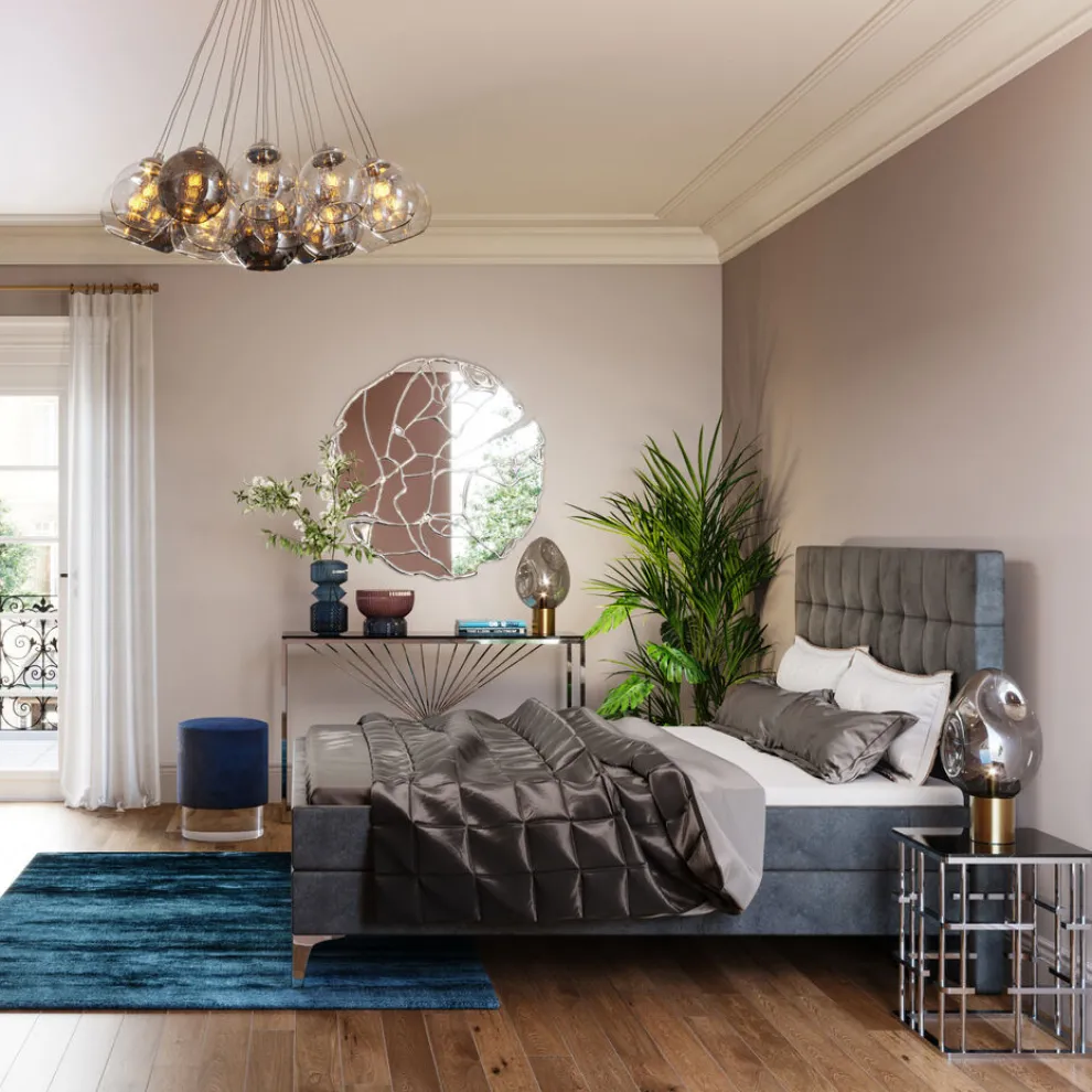 Boxspringbed Benito Star Grey 180x200cm