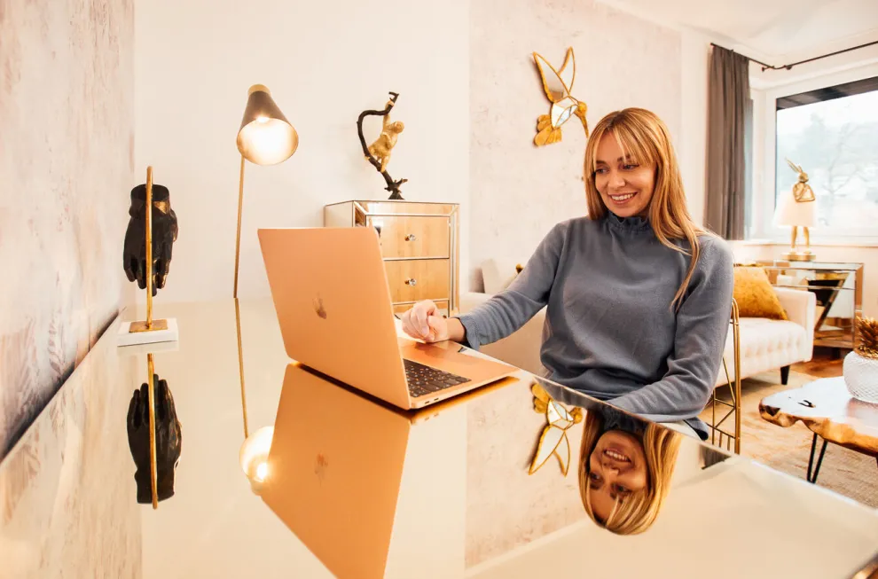 Bureau Luxury Champagne 140x60cm