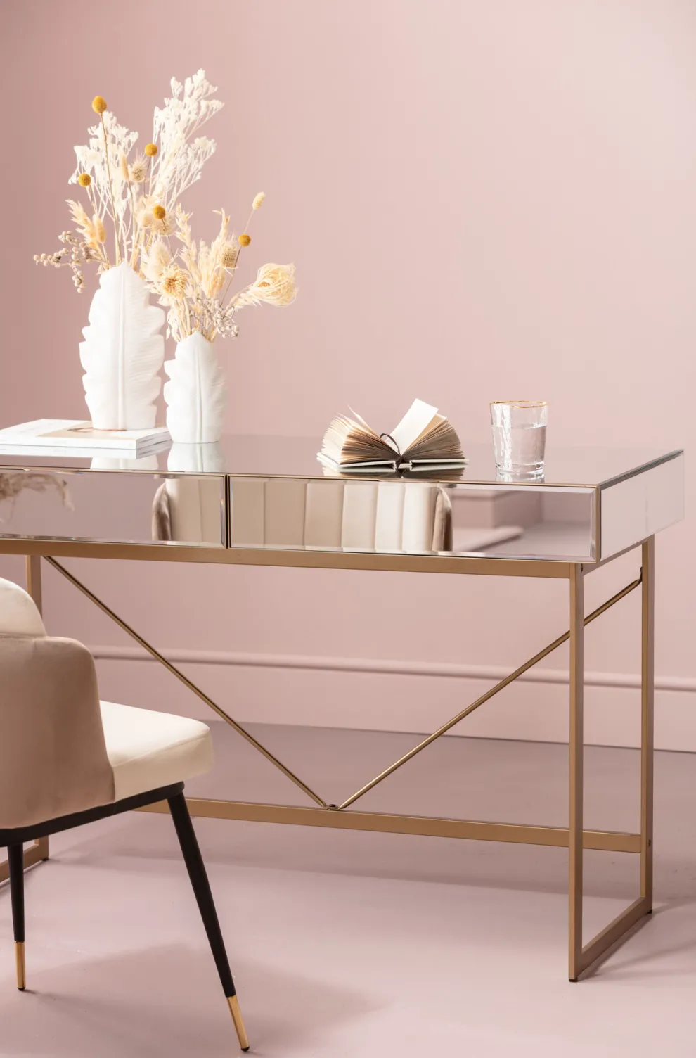 Bureau Soran Gold 120x50cm