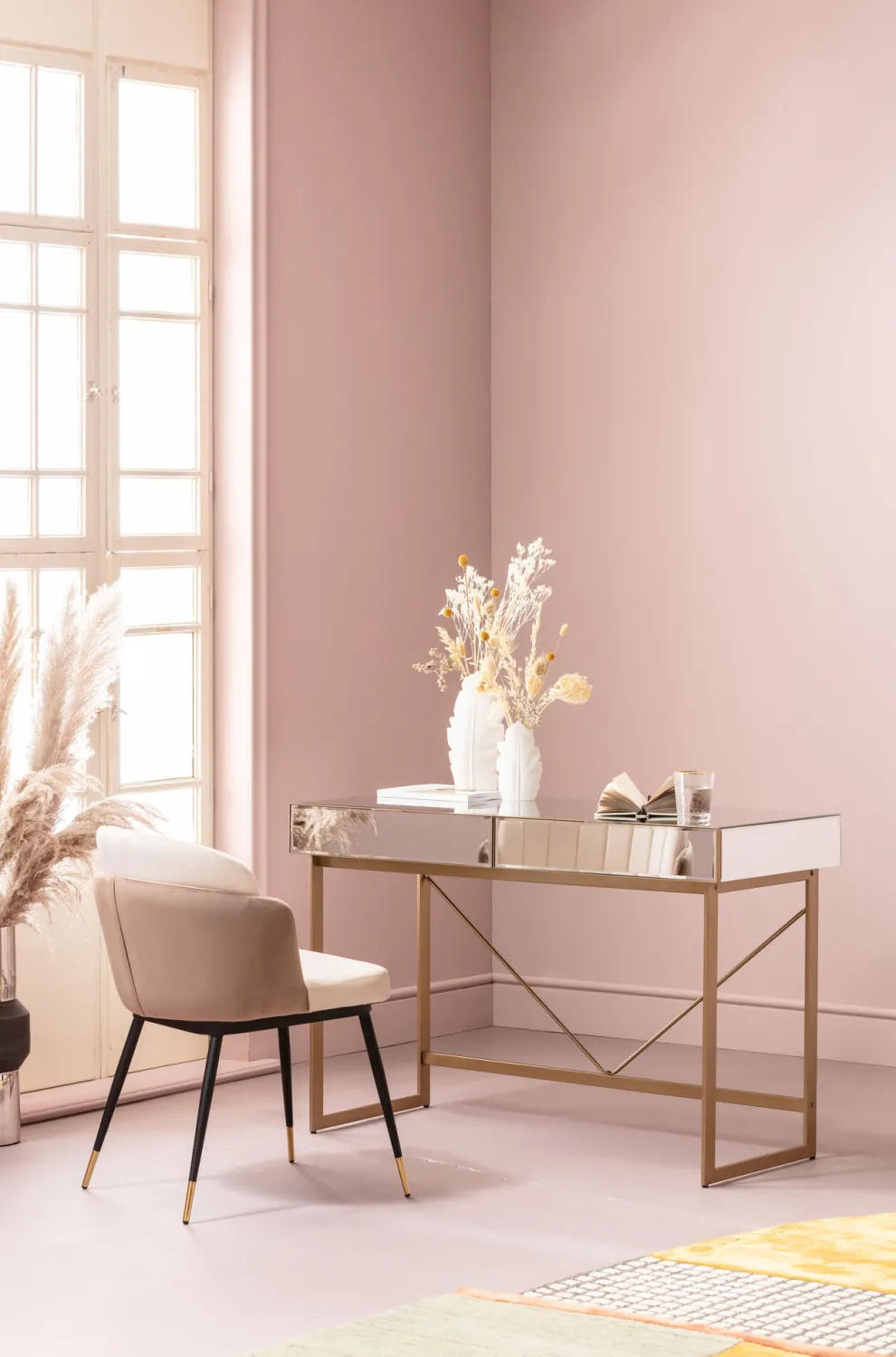 Bureau Soran Gold 120x50cm