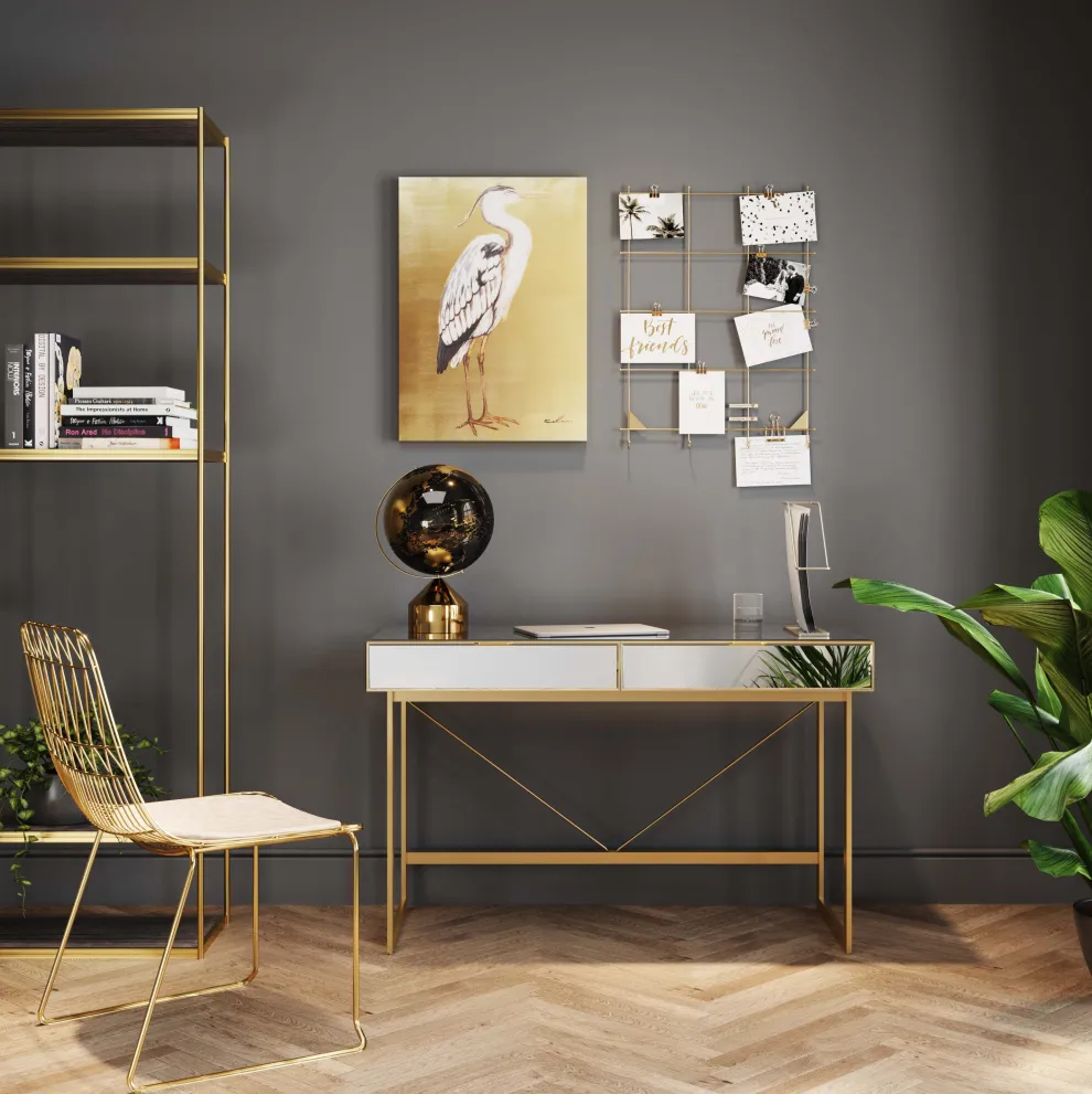 Bureau Soran Gold 120x50cm