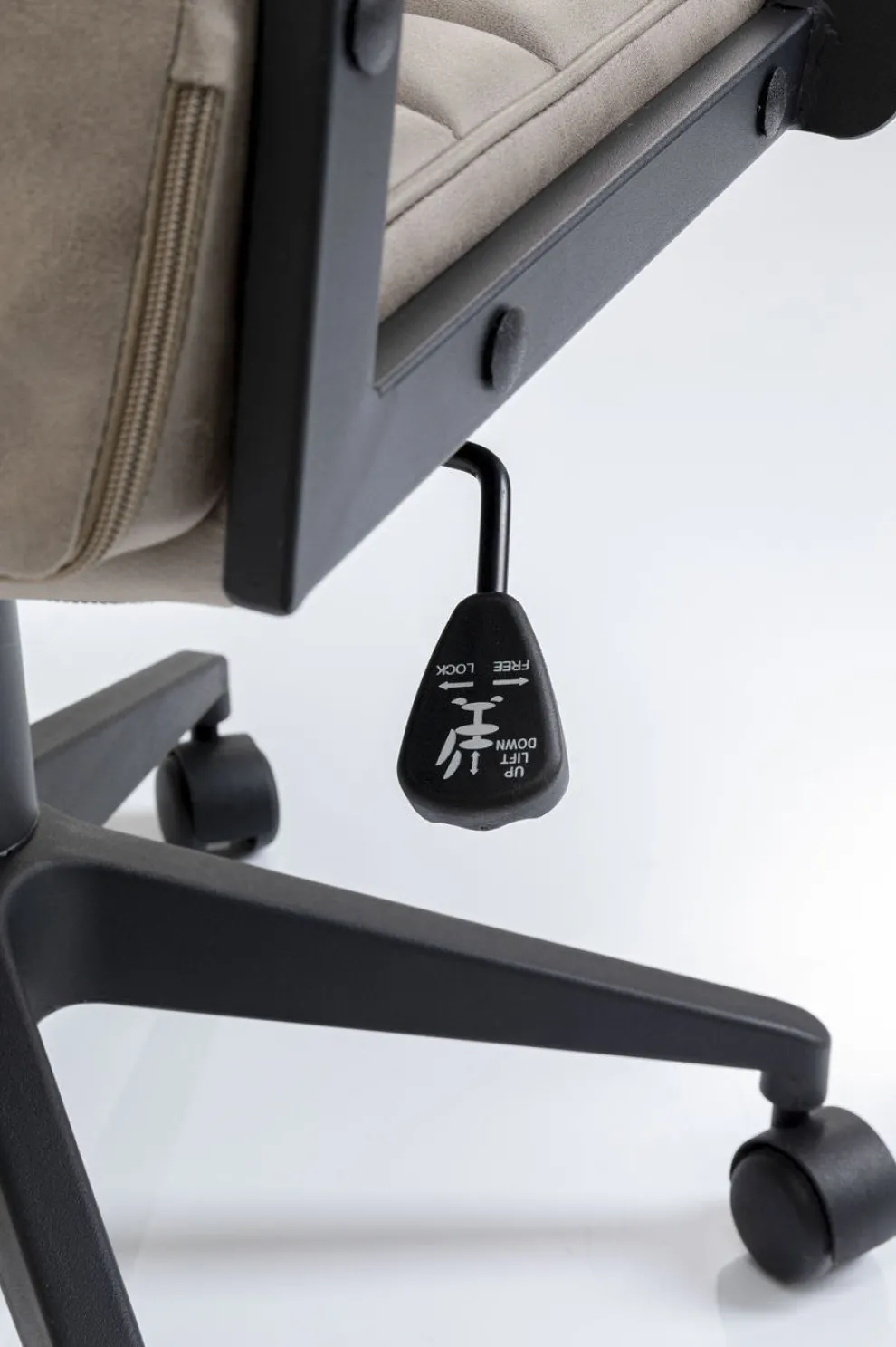 Bureaustoel Labora Hoog Pebble