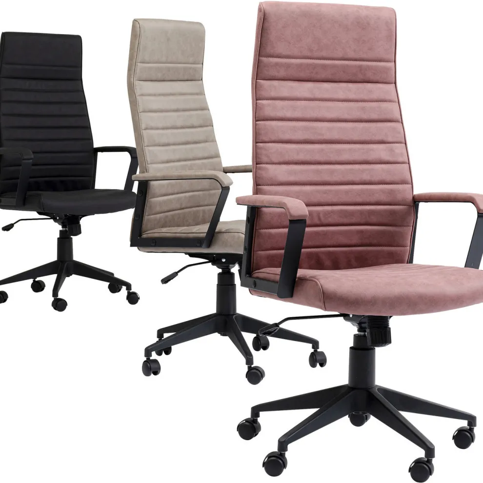 Bureaustoel Labora Hoog Pebble