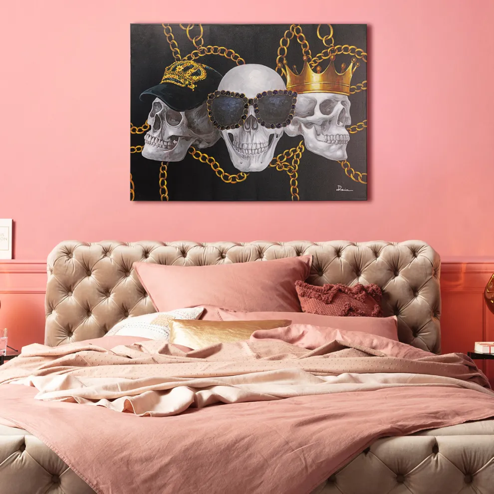Canvas Skull Gang 90x120cm